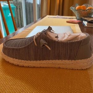 Hey Dude Gray Slip-On Loafers Comfortable Casual Shoes